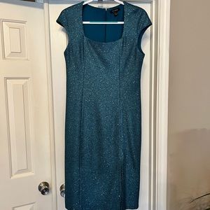 St John sparkle sequence knit fit dress